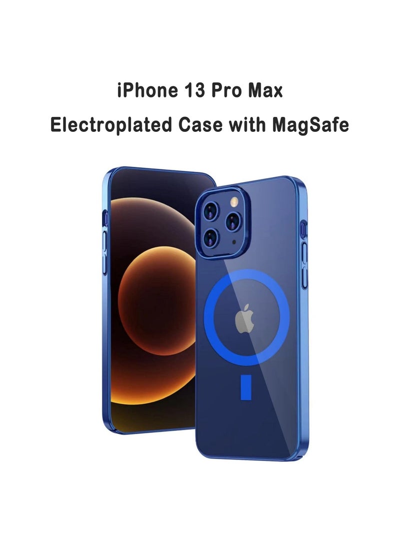 ELTRAZONE iPhone 14 Pro Magsafe Case 6.1 Inch Slim Thin Magnetic Case, Yellowing-Resistant, Anti-Drop Shock Absorption, Anti-Scratch and Hard Back Crystal Case - Image 3