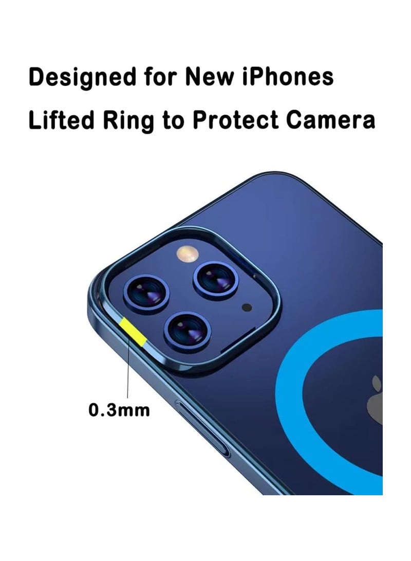 ELTRAZONE iPhone 14 Pro Magsafe Case 6.1 Inch Slim Thin Magnetic Case, Yellowing-Resistant, Anti-Drop Shock Absorption, Anti-Scratch and Hard Back Crystal Case - Image 4