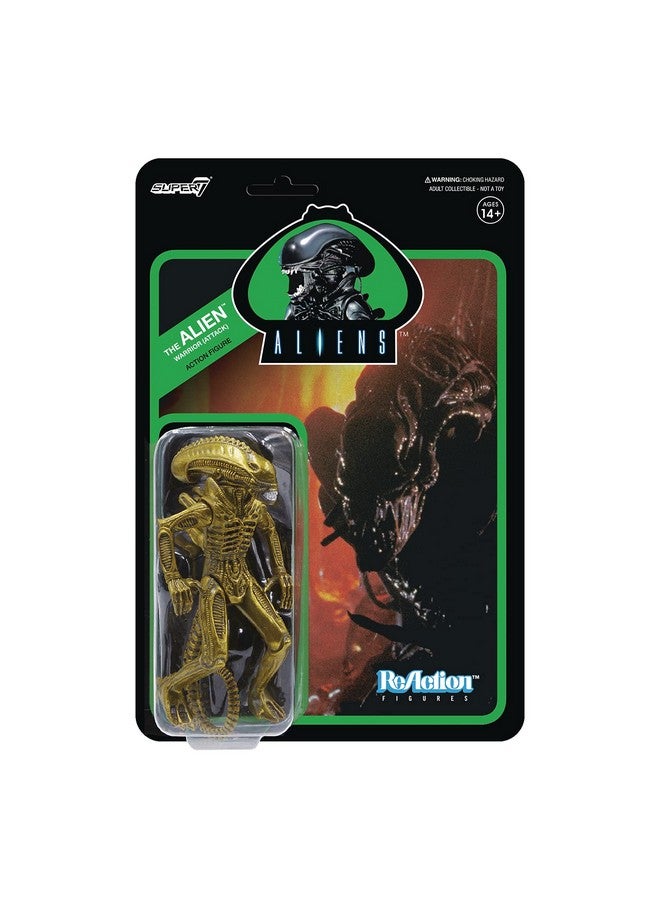 Super7 Super7 Aliens: Alien Warrior (Attack Version) Reaction Figure, Multicolor - Image 2