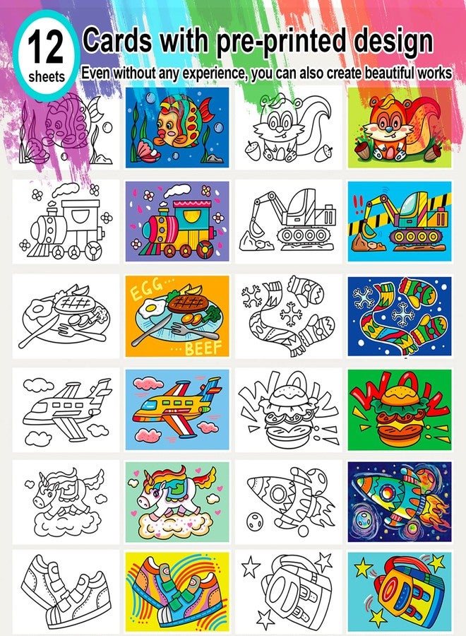 Inburit Art Paint Set with Wooden Easel Box, 24 Colors Acrylic Paints, 8 Paint Brushes, 6 Canvas Panel Deluxe Paining Supplies kit for Kids, Student, Adult & Artist - Image 5