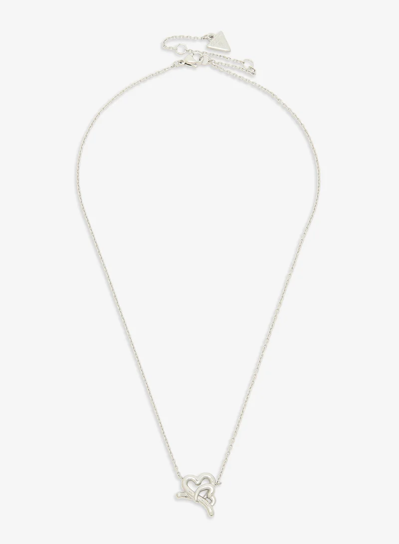 جس قلادة قلبين متشابكين