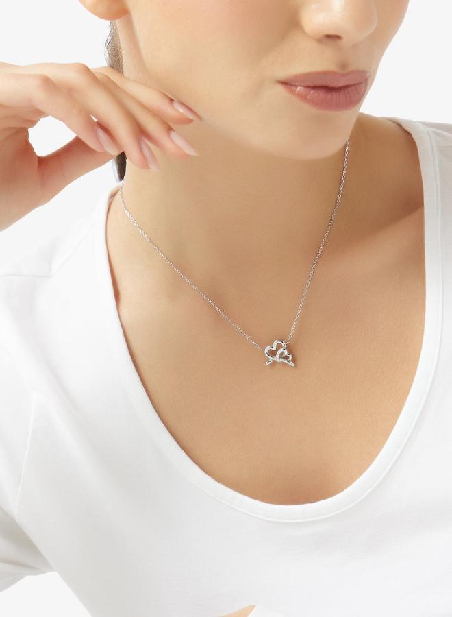 GUESS Embraced Hearts Chain Necklace - Image 2