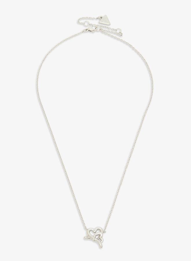 GUESS Embraced Hearts Chain Necklace - Image 4
