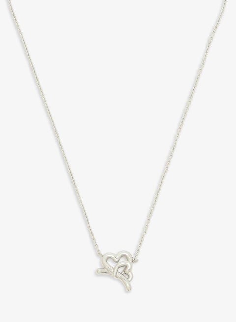 Embraced Hearts Chain Necklace