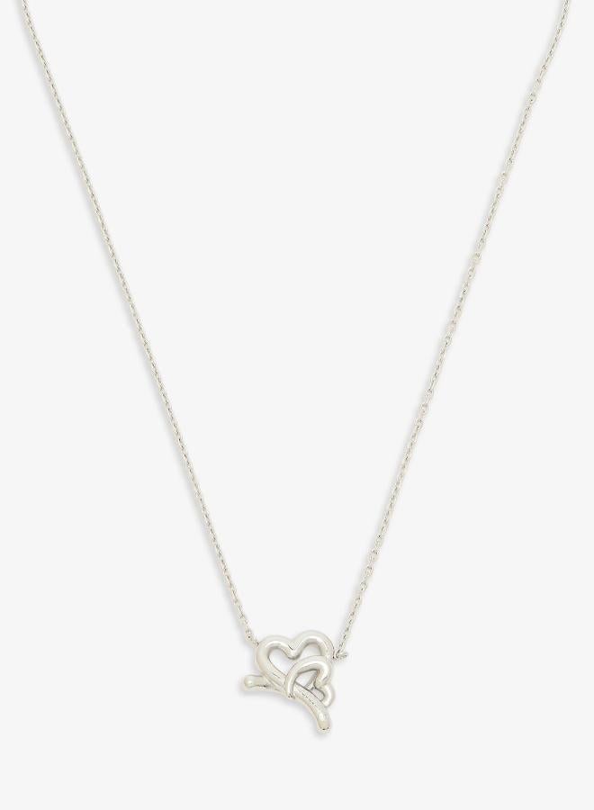 GUESS Embraced Hearts Chain Necklace - Image 1