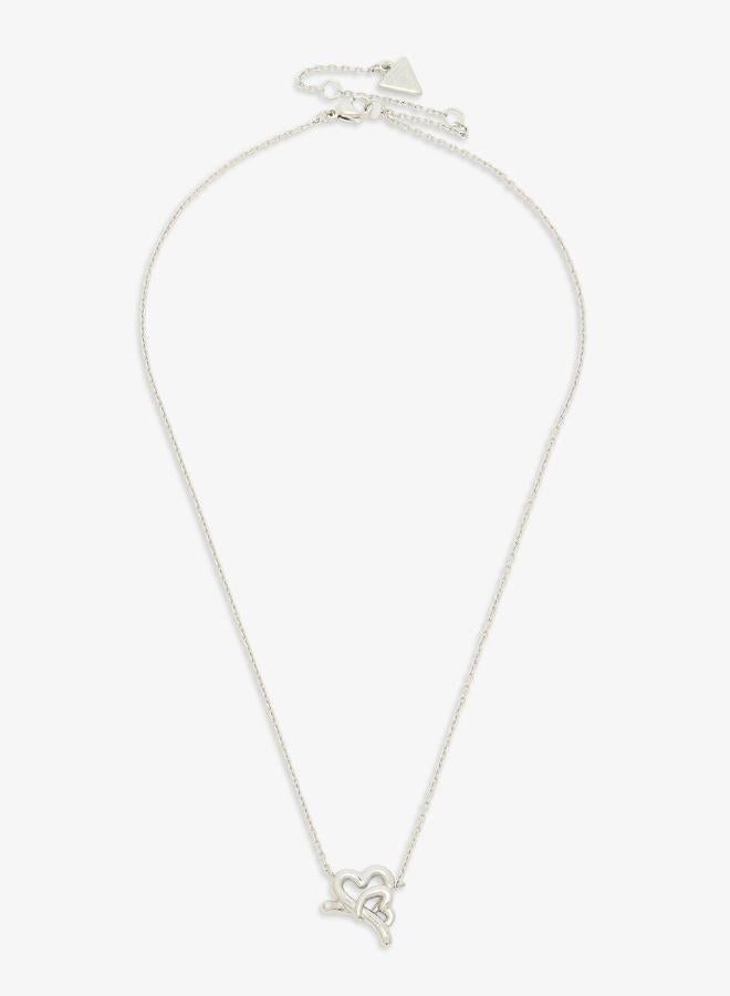 GUESS Embraced Hearts Chain Necklace - Image 2