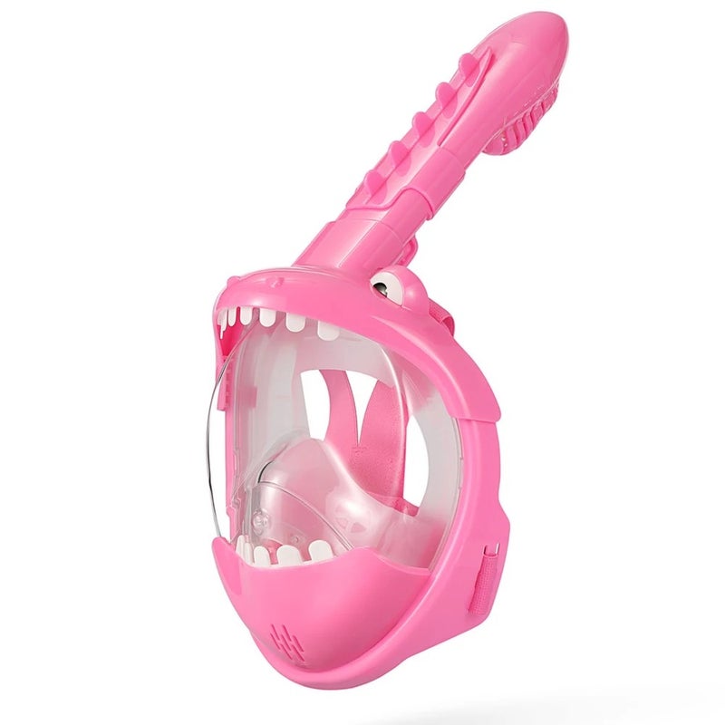 Bluejw Professional Anti-Fog Full Face Waterproof Kids Snorkeling Mask with Free Breathing Goggles for Swimming and Diving - Image 2