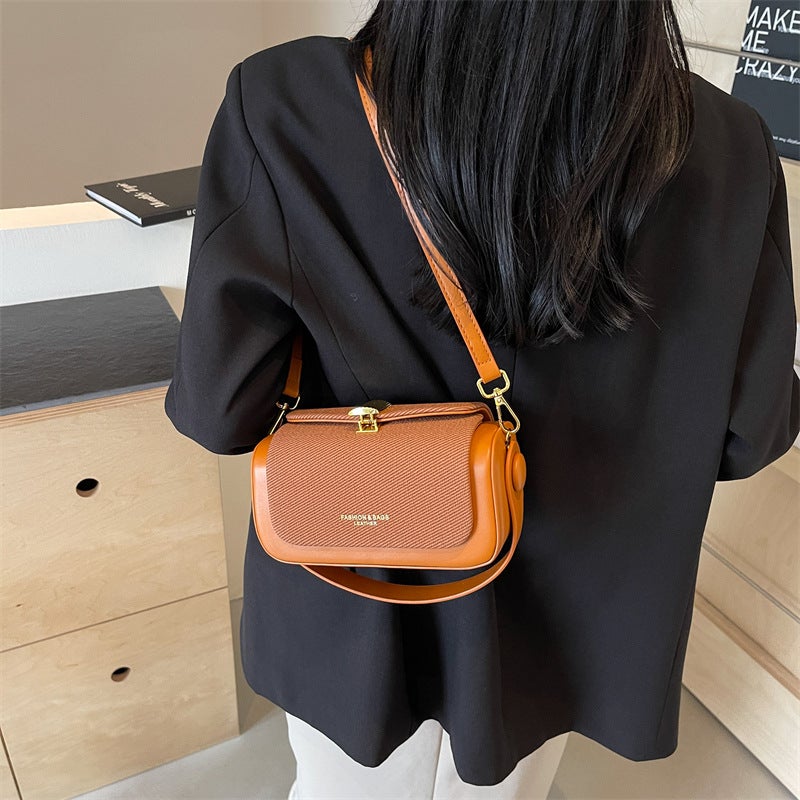 Simple Contrast Color Small Square Bag Women'S Fashion Handbag High-Value All-Match Shoulder Bag Crossbody Bag - Image 3