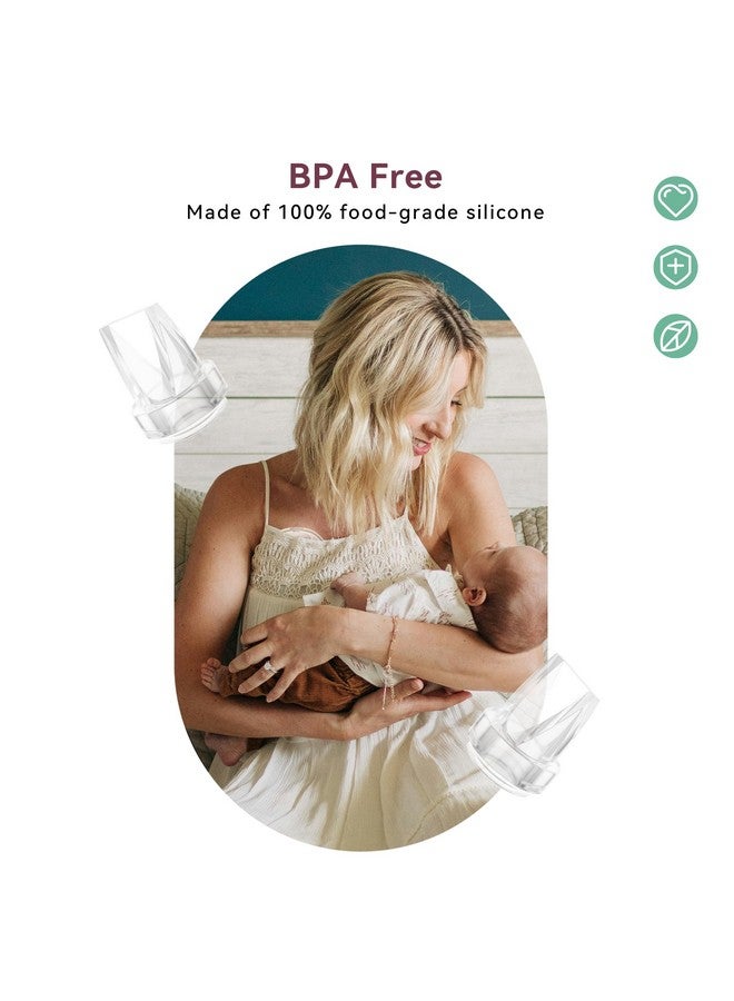 TOVVILD صمامات دك بيل 8 قطع متوافقة مع مضخة الثدي eufy E10 E20 S1 S1 Pro MomMed S21,S32 قطع غيار وإكسسوارات استبدال - Image 3