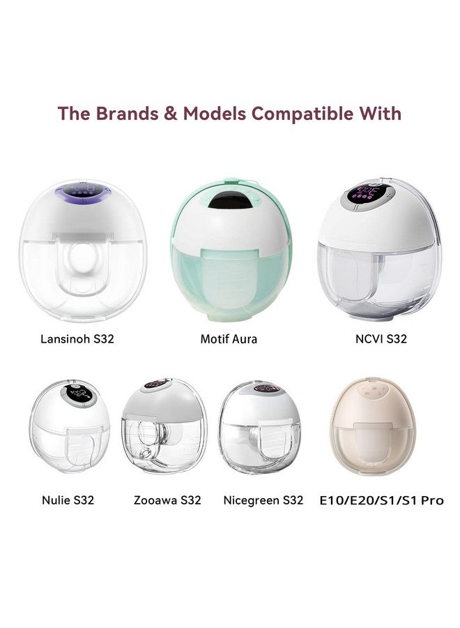 TOVVILD صمامات دك بيل 8 قطع متوافقة مع مضخة الثدي eufy E10 E20 S1 S1 Pro MomMed S21,S32 قطع غيار وإكسسوارات استبدال - Image 2