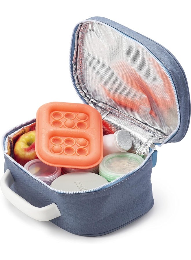 melii Pop It Ice Pack for Kids - Fidget Toy and Reusable Silicone Ice Pack for Lunch Boxes, Coolers, and More - Orange - Image 2