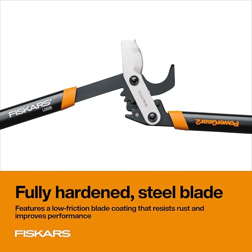 Fiskars 25-Inch Loppers for Tree Trimming, Heavy Duty, Sharp Steel Blade Tree Branch Cutter with up to 1.75" Diameter Cut Capacity, PowerGear2 Design with Compound Action for More Power, Hand Loppers - Image 4