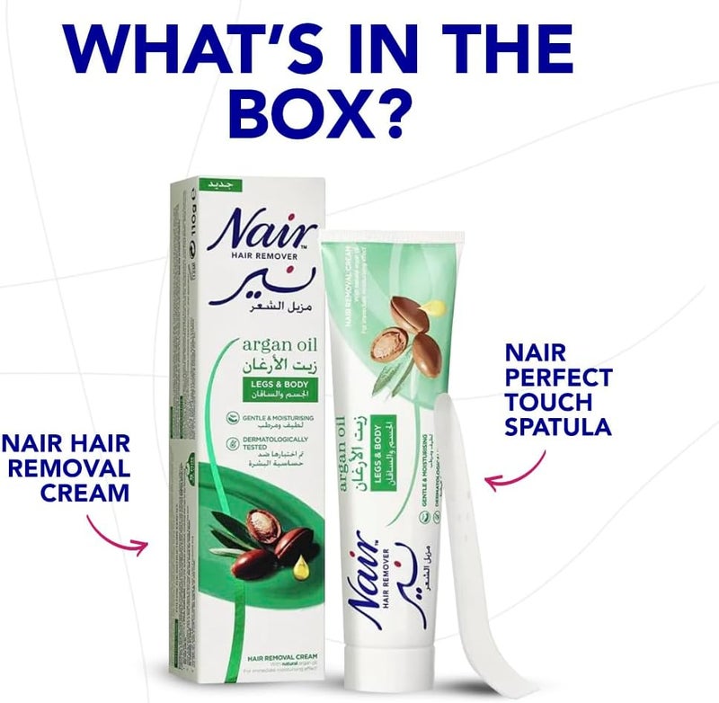 Nair Hair Cream Remover with Argan Oil - 110g - Image 5
