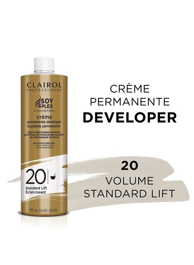 CLAIROL PROFESSIONAL Crème 20 volume Hair Developer, 16 Oz (Pack of 1) - Image 1