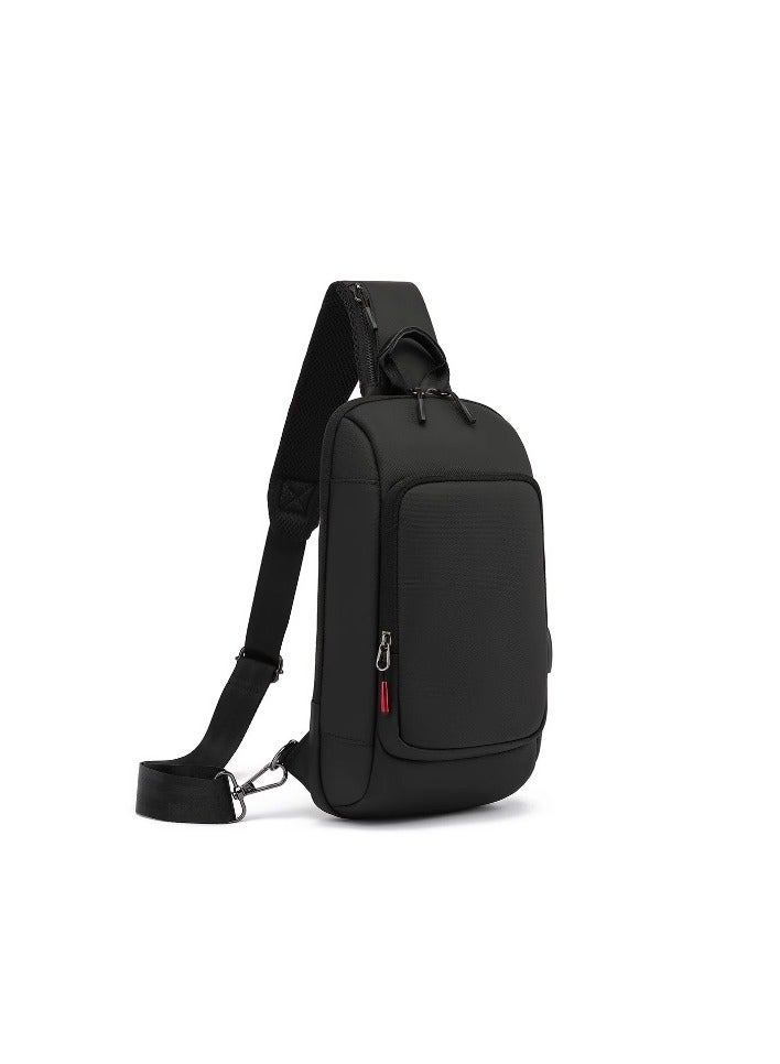 REBENUO Chest bag for personal items such as a mobile phone, important items for men, black color - model ps -356 - Image 1