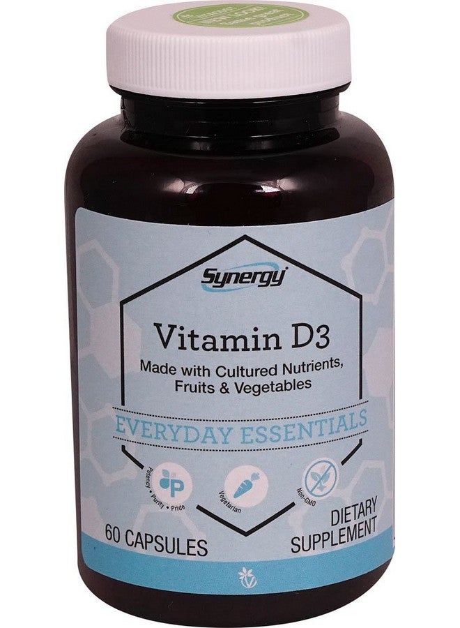 Vitacost Brand Vitacost Whole Food Vitamin D3-2000 IU - 60 Vegetarian Capsules - Image 1
