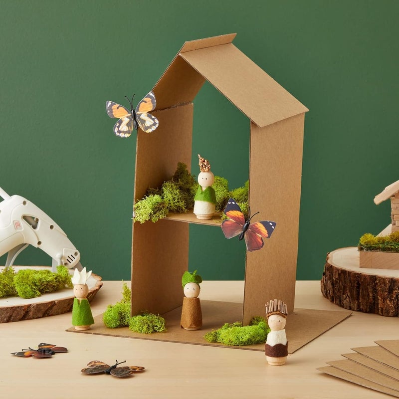 Juvale 25 Pack Corrugated Cardboard Sheets 8 x 102 Inches 2mm Thick Cardboard for Crafts Packing Shipping Moving Mailing DIY Art  Classroom Projects - Image 3