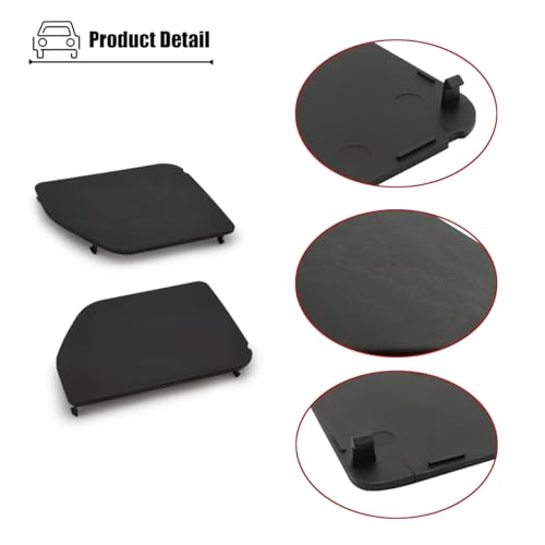 LXROAR01 2PCS Interior Door Handle Trim Caps Front Driver and Passenger Side Compatible with Silverado Sierra 1500 2500 HD 3500 HD 2019 2020 2021 2022 2023 2024 2025, for 84630349 84630350 - Image 5