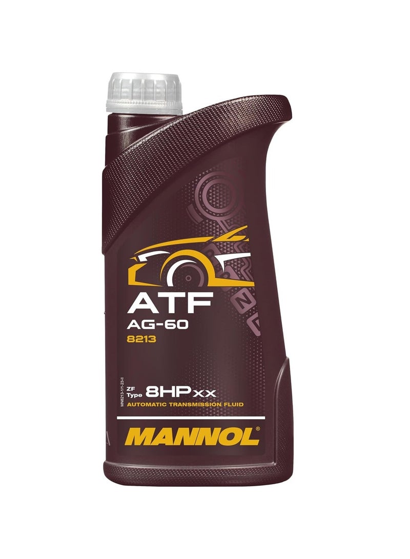 MANNOL 8213 ATF AG60 FULLY SYNTHETIC AUTO TRANSMISSION OIL 1L - Image 1