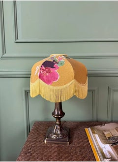 Braga Lampshade, Antique Brass Body, Handmade Cotton-Linen Fabric Head, E27 Socket, 2m Cable with On/Off Switch - pzsku/ZFE2B67121F76908E417BZ/45/_/1732870450/e2453323-fb47-4c22-a201-3bd1402d1988