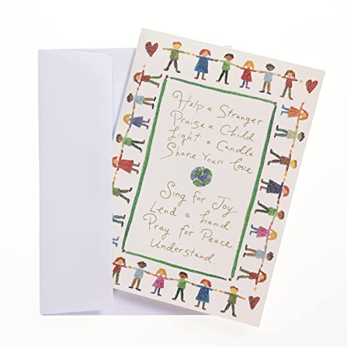 Graphique Help a Stranger Holiday Cards | Pack of 20 Cards with Envelopes | Christmas Greetings | Glitter and Gold Foil Accents | Boxed Set | 4.25" x 5.875" - Image 2