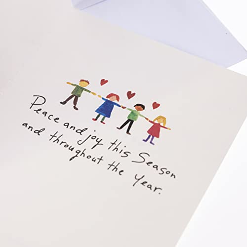 Graphique Help a Stranger Holiday Cards | Pack of 20 Cards with Envelopes | Christmas Greetings | Glitter and Gold Foil Accents | Boxed Set | 4.25" x 5.875" - Image 3