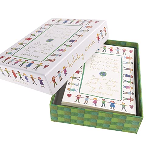 Graphique Help a Stranger Holiday Cards | Pack of 20 Cards with Envelopes | Christmas Greetings | Glitter and Gold Foil Accents | Boxed Set | 4.25" x 5.875" - Image 4