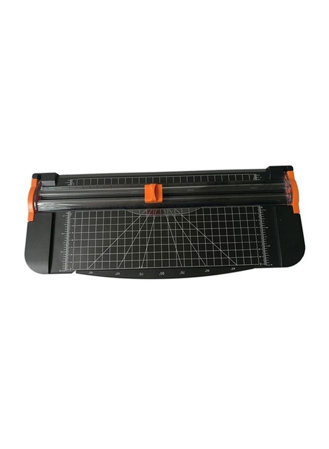 Sharpdo A4 Paper Cutter Black/White/Orange - Image 1