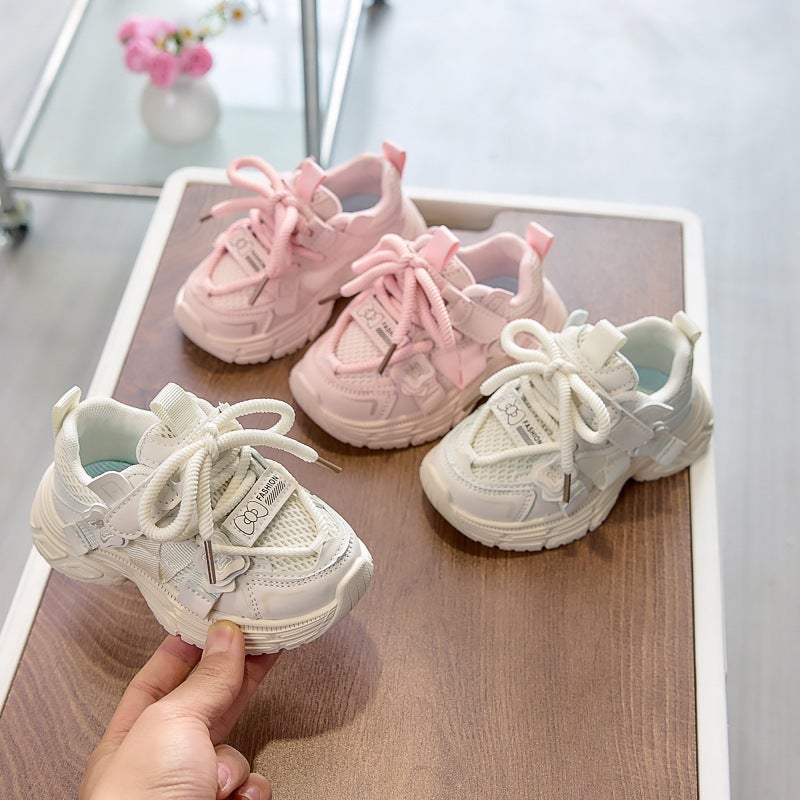 Mesh Sneakers Lightweight Flexible Sole Walking Shoes For Kids Indoor And Outdoor Activities - Image 2