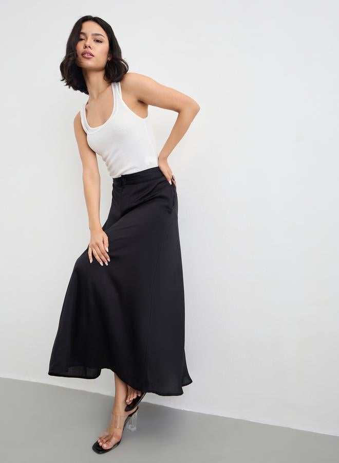 ستايلي تنورة ماكسي مستقيمة بخصر متوسط - Image 5
