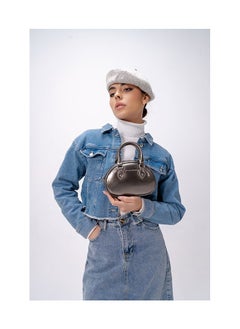 David Jones David Jones- Bean Shape Handbag for women model cm7114- The comfortable Daily Street Style Bean handbag- Vernish Type Bag for Casual stylish outfit  - Image 3