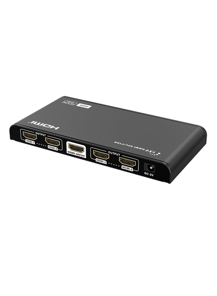 Lenkeng 1×4 HDMI Splitter 4K@60Hz HDR LKV314EDID-V3.0 - Image 2