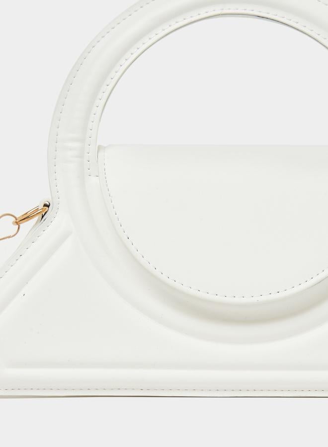 Styli Asymmetric Handbag with Detachable Strap - Image 3