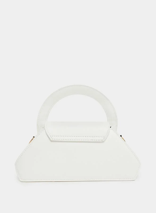 ستايلي Styli Asymmetric Handbag with Detachable Strap