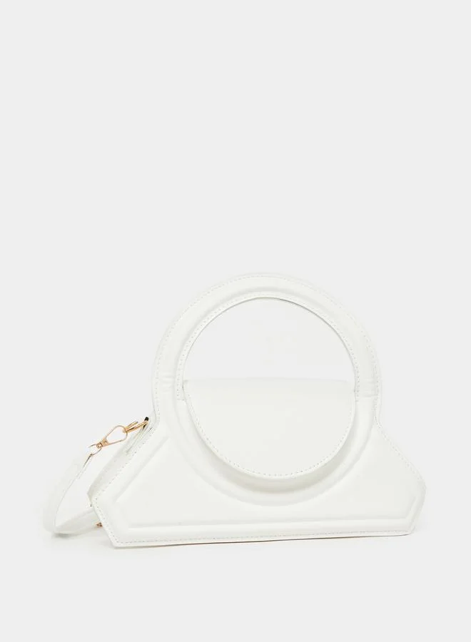 ستايلي Styli Asymmetric Handbag with Detachable Strap