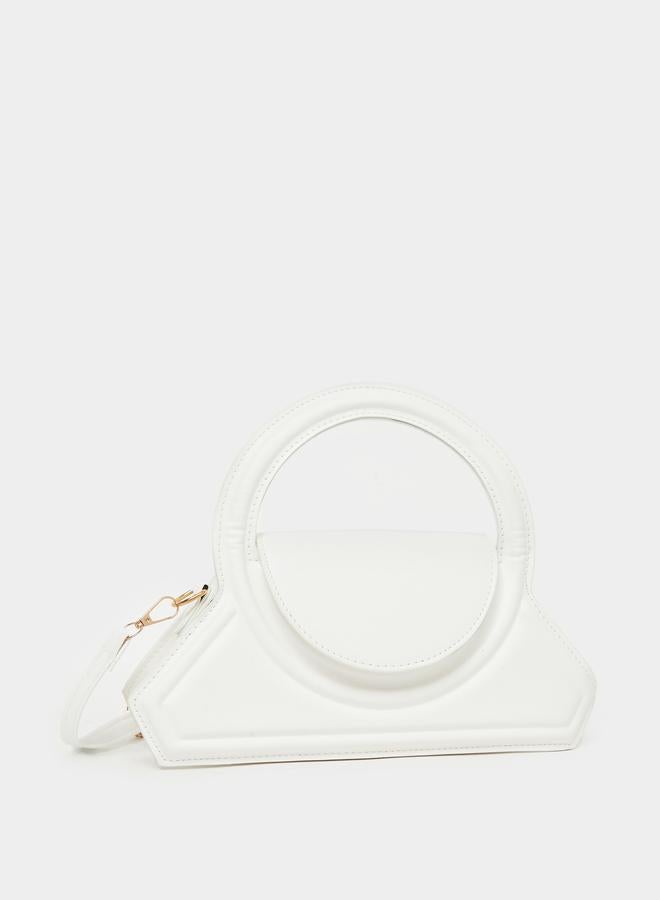 Styli Asymmetric Handbag with Detachable Strap - Image 1