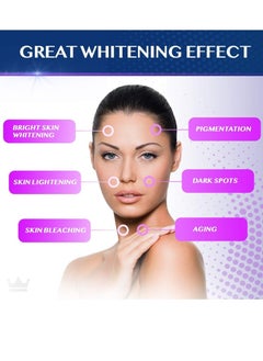 SKIN Whitening Pills - 90 Capsules 2000mg Glutathione - Effective Skin Lightening Supplement - Dark Spots, Melasma & Acne Scar Remover, Hypermentation Treatment - Anti-Aging Antioxidant  - Image 2