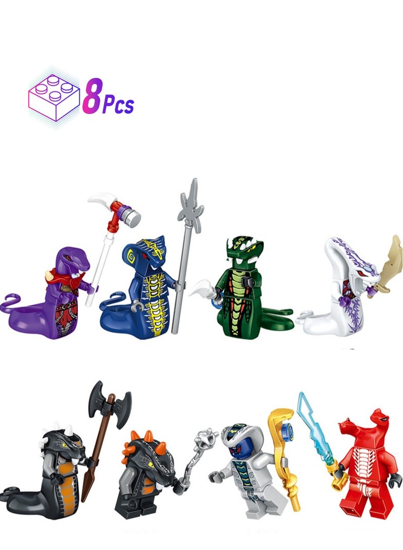 Ninja 8 Phantom Series Puzzle Assembling Ninja Building Blocks Minifigure Toys Boys Children Gift Bag Pack - Image 1