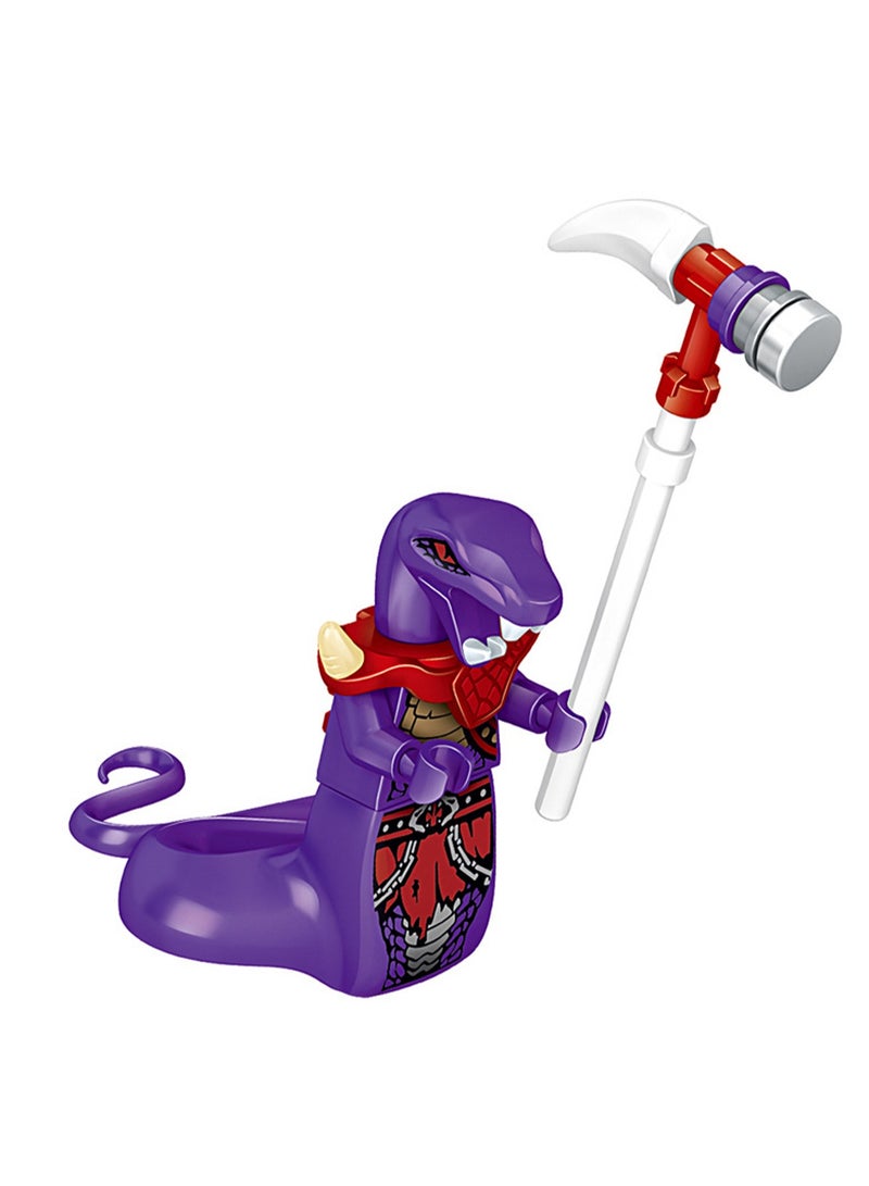 Ninja 8 Phantom Series Puzzle Assembling Ninja Building Blocks Minifigure Toys Boys Children Gift Bag Pack - Image 2