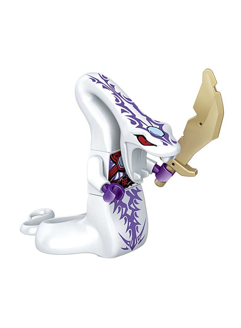 Ninja 8 Phantom Series Puzzle Assembling Ninja Building Blocks Minifigure Toys Boys Children Gift Bag Pack - Image 5