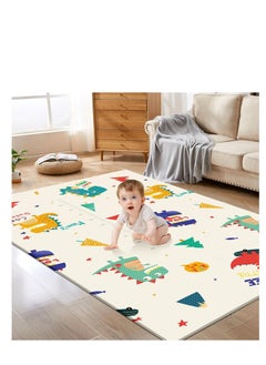 Foldable Baby Play Mat – 180 x 100 cm Waterproof XPE Foam Playmat, Double-Sided Animal Prints, Portable & Lightweight, Perfect for Babies & Toddlers