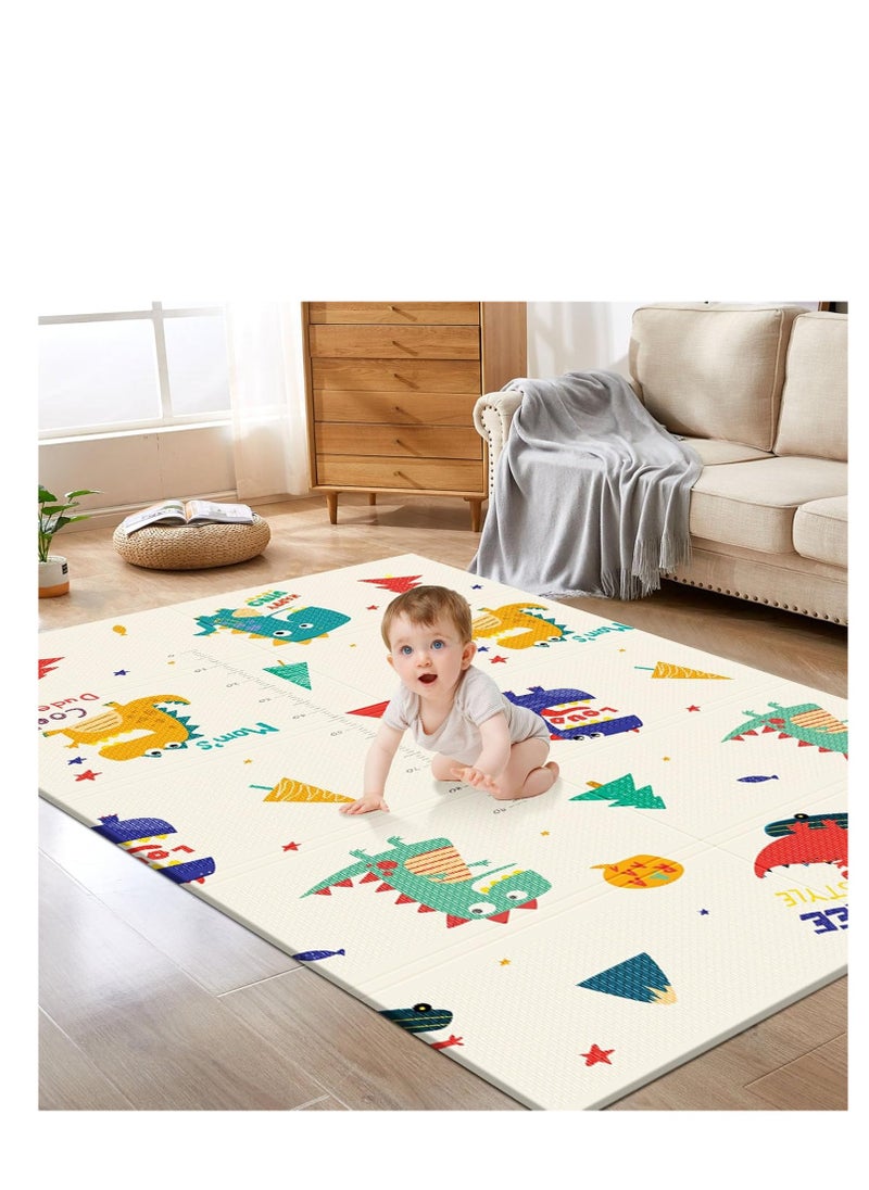ARCOON - Foldable Baby Play Mat – 180 x 100 cm Waterproof XPE Foam Playmat, Double-Sided Animal Prints, Portable & Lightweight, Perfect for Babies & Toddlers - Image 1