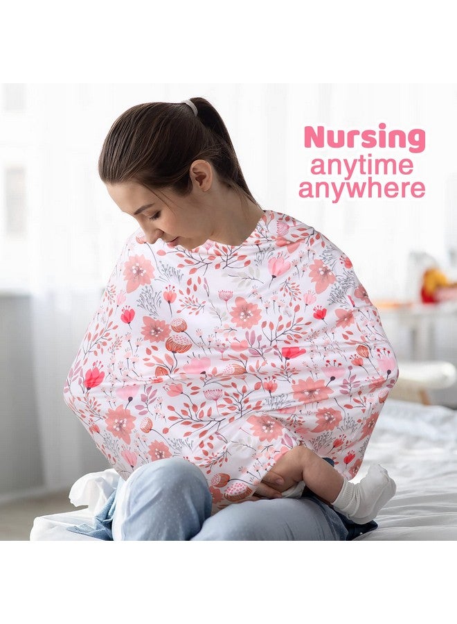 Rquite غطاء مقعد السيارة الشامل Rquite للأطفال، أغطية مقاعد السيارة للبنات والأولاد، غطاء مقعد السيارة الناعم المرن للأطفال، غطاء حامل الأطفال متعدد الاستخدامات، مظلة مقعد السيارة، واقي شمس لعربة الأطفال، غطاء للرضاعة الطبيعية - Image 4