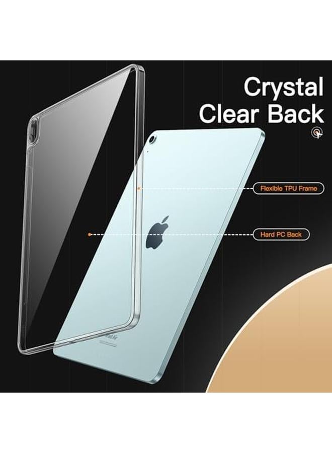 جي تيك جراب شفاف لجهاز iPad Air 13 بوصة M2 2024 مضاد للاصفرار ومضاد للصدمات وغطاء خلفي رفيع للكمبيوتر اللوحي مع ظهر صلب من البولي كربونات ومصد TPU ناعم - Image 3