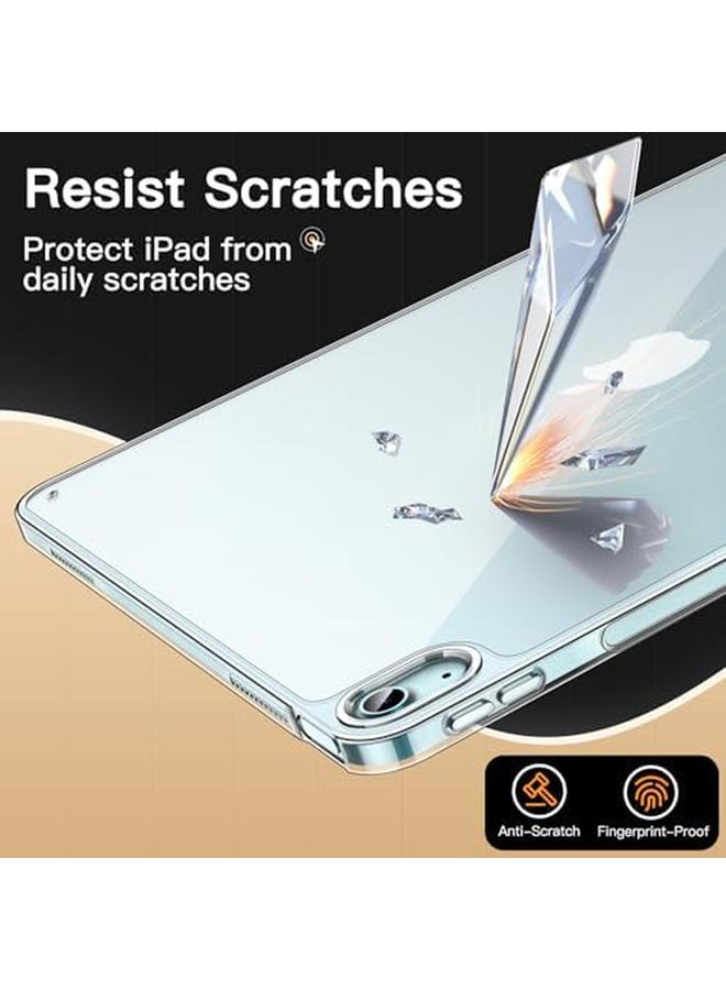 جي تيك جراب شفاف لجهاز iPad Air 13 بوصة M2 2024 مضاد للاصفرار ومضاد للصدمات وغطاء خلفي رفيع للكمبيوتر اللوحي مع ظهر صلب من البولي كربونات ومصد TPU ناعم - Image 5