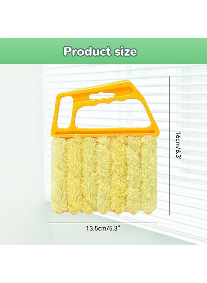 كوانتوم 2 فرشاة تنظيف النوافذ المكفوفين، أداة تنظيف النوافذ الصغيرة المكفوفين، مجموعة تنظيف الأسطح المتعددة القابلة للغسيل لفتحات السيارات الخشبية المكفوفين - Image 2