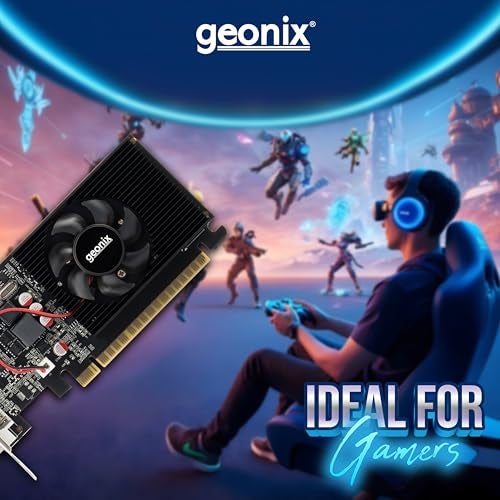 GEONIX GEFORCE GT 730LP 4GB DDR3 Graphic Card | 64bit Dual Slot | Multiple Outputs- VGA, HDMI, DVI | Support PCI-e2 Profile - Image 4