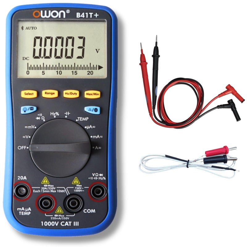 OWON B41T+ 4 1/2 Digital Multimeter True RMS Backlight Test Meter