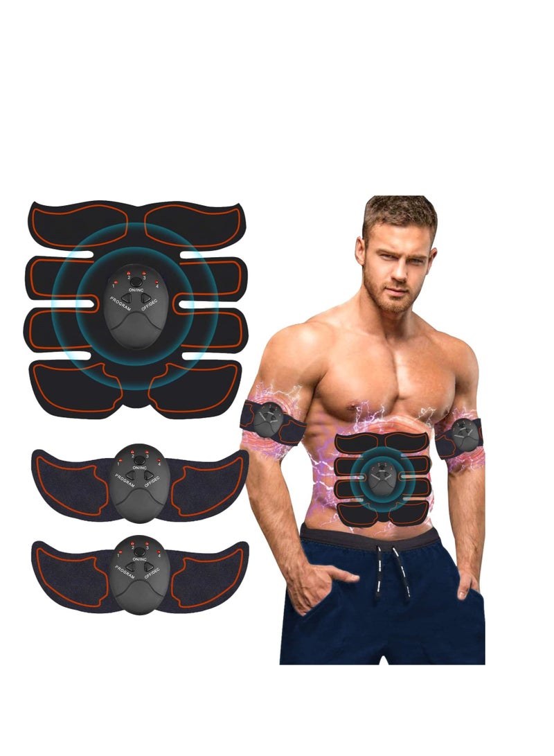 KASTWAVE Muscle Trainer Instrument, Abs Stimulator Abdominal, Muscle Toner Electronic Toning Belts, EMS Workout Home Fitness Device, Quick and Effective Abdominals Toning Belt, 1 Pcs  - Image 1