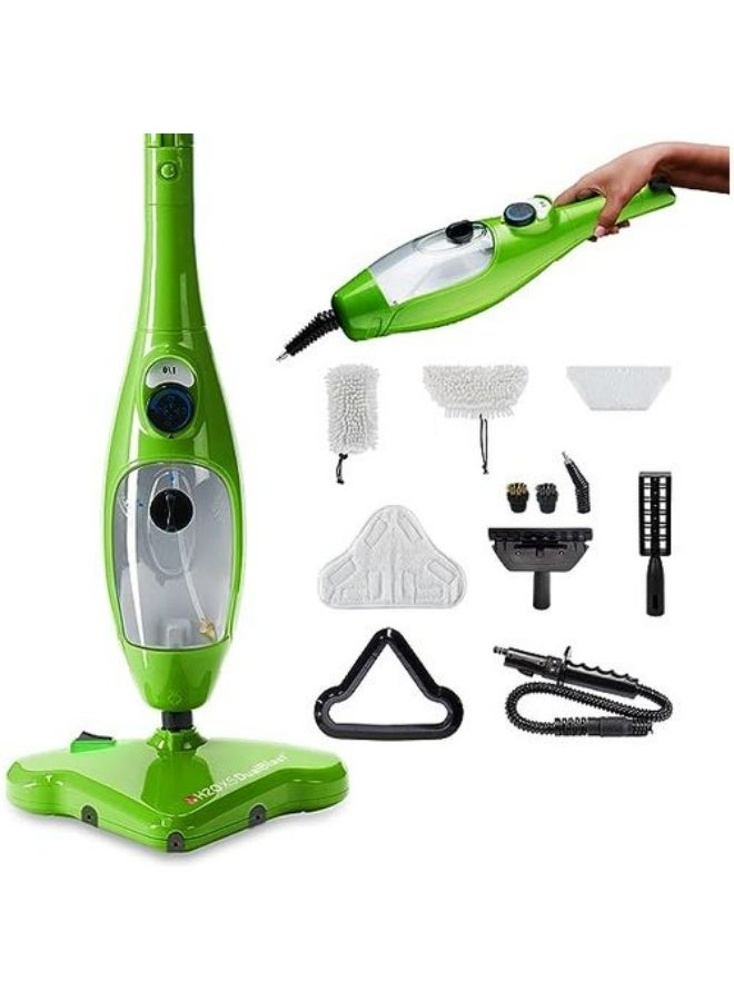Rohs Steam Cleaner for Home Use , H2O Mop X5 Dualblast All-Purpose , green , 1300W - Image 1